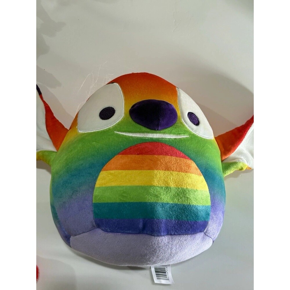 Squishmallows Disney Stitch Rainbow Plush Stuffed Animal Multicolor 6-14in 2024